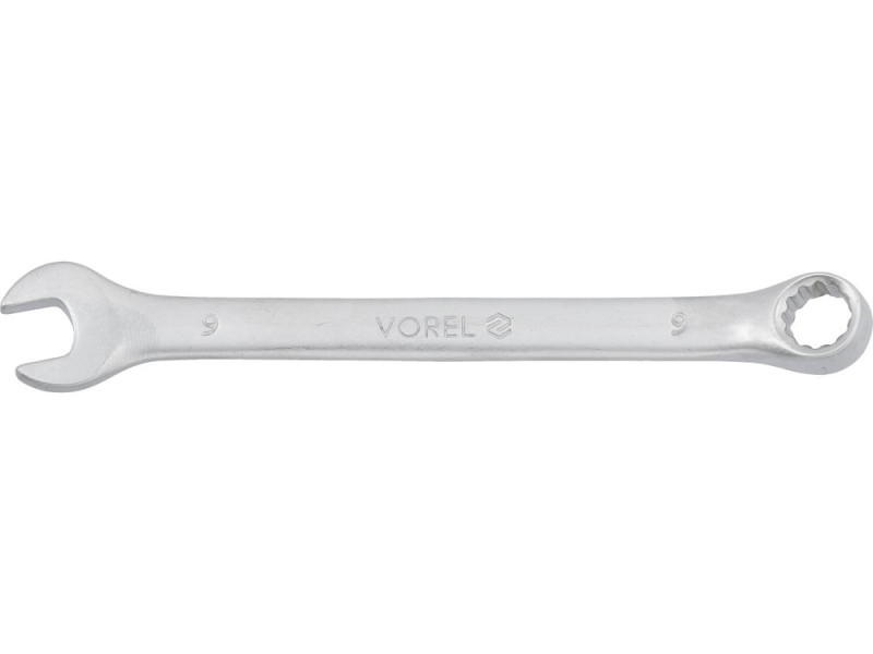 Ключ комбінований 9 мм VOREL 51674, CrV, довжина 130 мм
