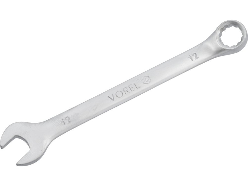 Ключ комбінований 12 мм VOREL 51677, CrV, 160 мм
