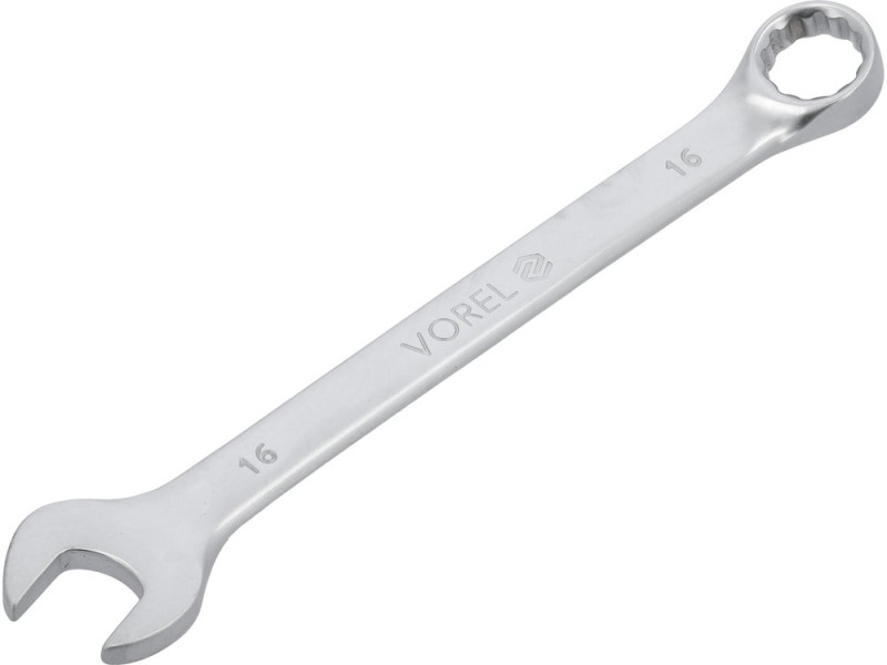 Ключ комбинированный 16 мм VOREL 51681, CrV, длина 200 мм