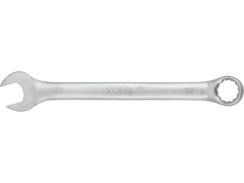 Ключ комбінований 17 мм VOREL 51682, CrV, довжина 210 мм