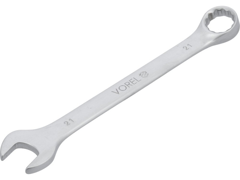 Ключ комбинированный 21 мм VOREL 51686, CrV, длина 250 мм