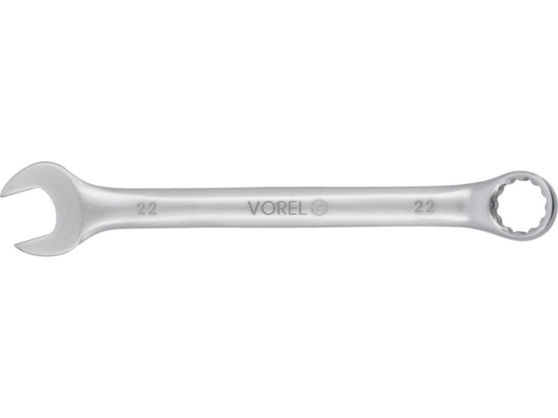 Ключ комбинированный 22 мм VOREL 51687, CrV, длина 260 мм