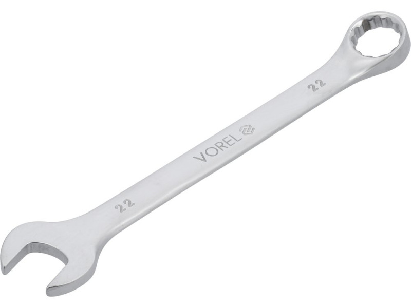 Ключ комбинированный 22 мм VOREL 51687, CrV, длина 260 мм