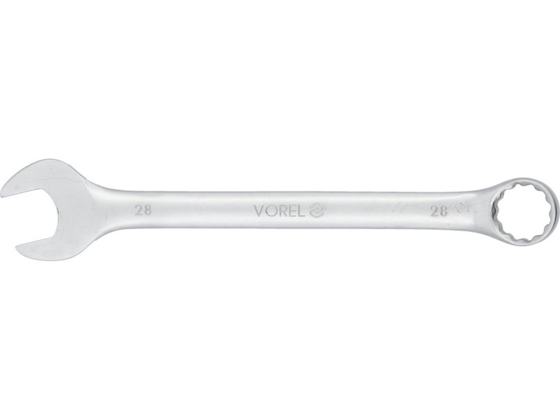 Ключ комбинированный 28 мм VOREL 51693, CrV, длина 320 мм