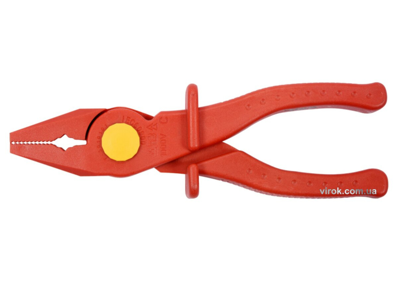 Плоскогубці комбіновані YATO Хр-Ван l=200 мм діелектрично ізольовані до 1000 В [6/48]