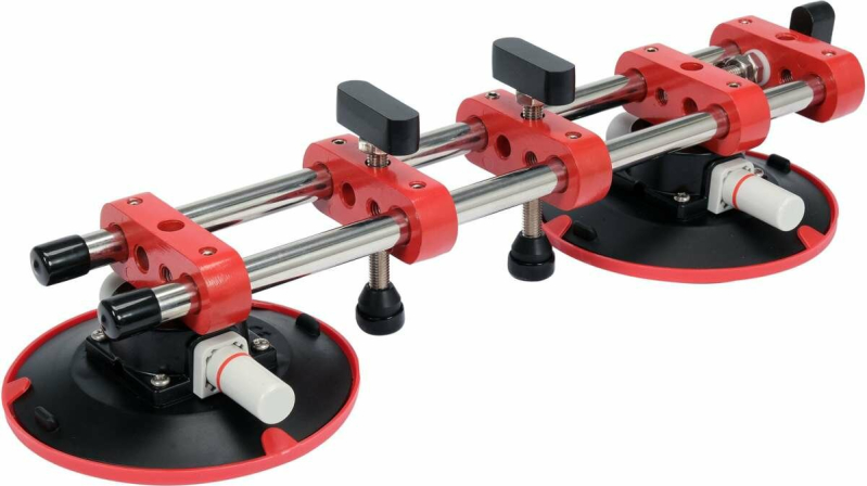 Присоски для викладання керамічної плитки YATO 2х Ø=150 мм і 2 напрямними штангами-44 см