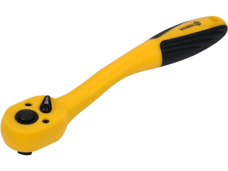 Тріскачка вигнута 3/8" VOREL 53576, 200 мм, 72 зуби