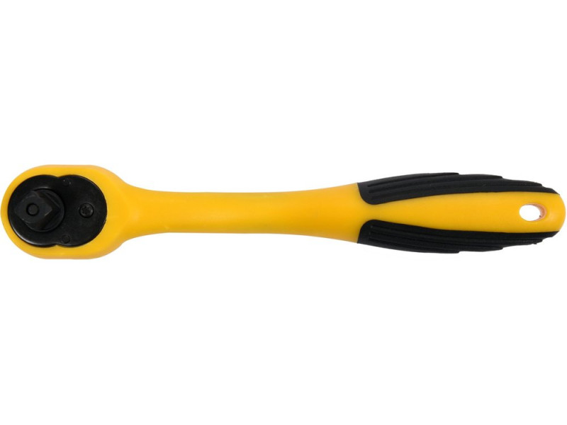 Тріскачка вигнута 3/8" VOREL 53576, 200 мм, 72 зуби