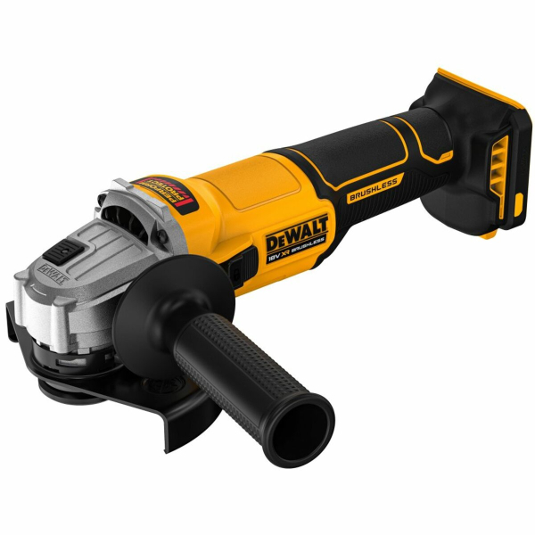 Шлифмашина угловая бесщеточная аккумуляторная DeWalt 18 В XR Li-lon, P=850 Вт, Ø=125 мм (без АКБ и ЗУ)