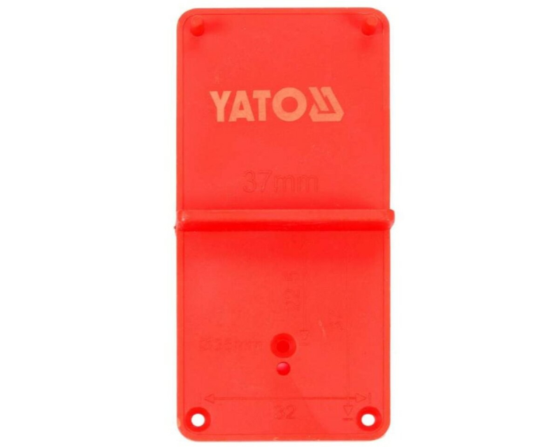 Шаблон розмічальний YATO для встановлення дверних завісів 35/40 мм, 85х 40х 22 мм