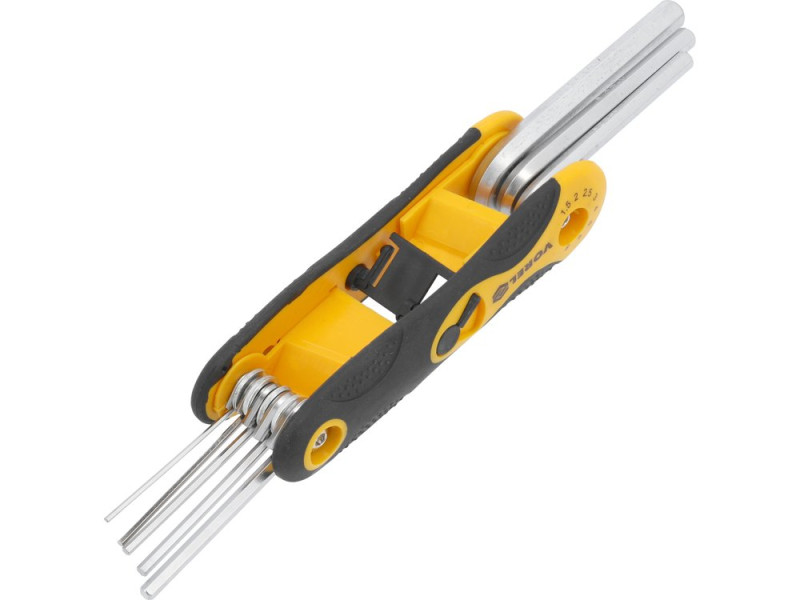 Набір ключів шестигранних 1,5-8 мм VOREL 56506, 8 шт