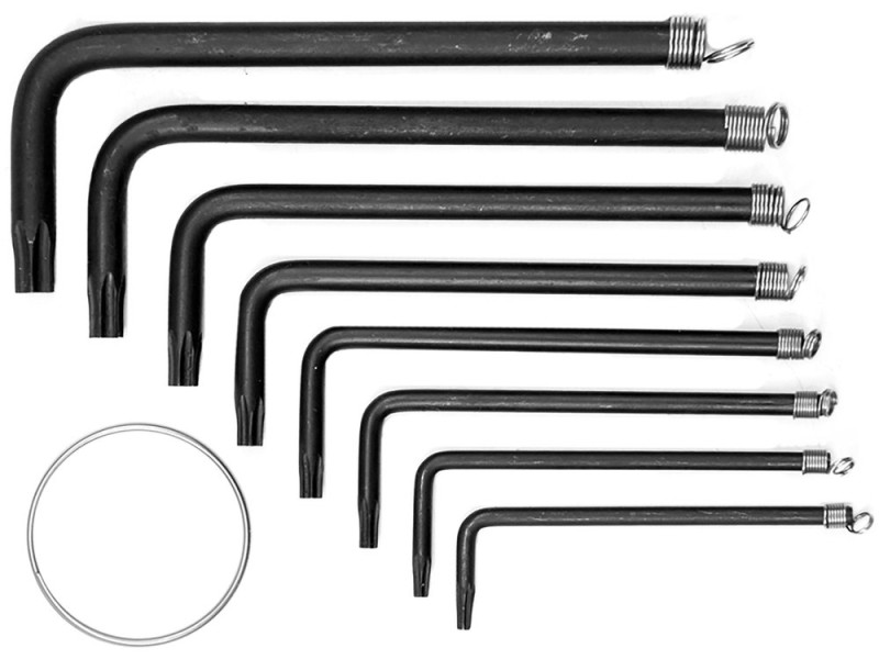 Набор ключей TORX VOREL 56600, T10-T40, 8 шт