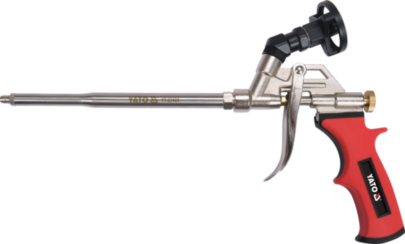 Пістолет для нанесення PU маси з шарнірним приймачем YATO: ствол l=200 мм, заг. відстань-315 мм [20]