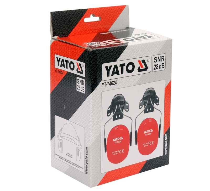 Навушники шумозахисні YATO з кріпленням до каски