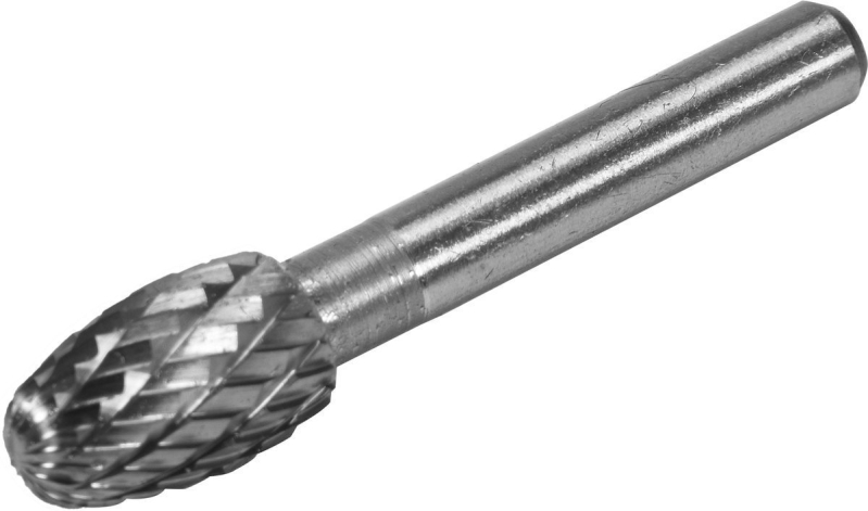 Фреза овальна з карбіду вольфрама YATO, Ø= 10 мм, l= 50/10 мм, з шпинделем Ø= 6 мм [40/80]