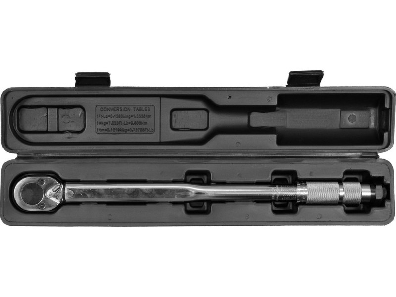 Ключ динамометричний тріскачковий 1/2" VOREL 57350, 28,0-210 Н·м