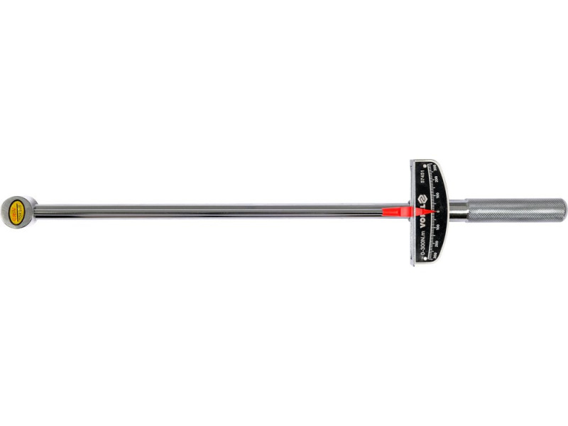 Ключ динамометрический стрелочный VOREL 57451, 1/2", 0-300 Н·м