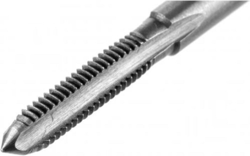 Метчик VIROK М4 х 0,7; 2 шт.(№1+№2) сталь 9ХС. DIN 2181. ГОСТ 3266-81. (14V204)