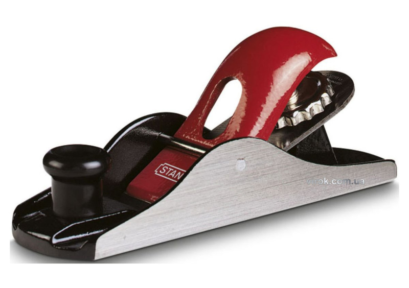 Рубанок торцевий STANLEY : b= 40 мм, L= 180 мм. кут нахилу 21°