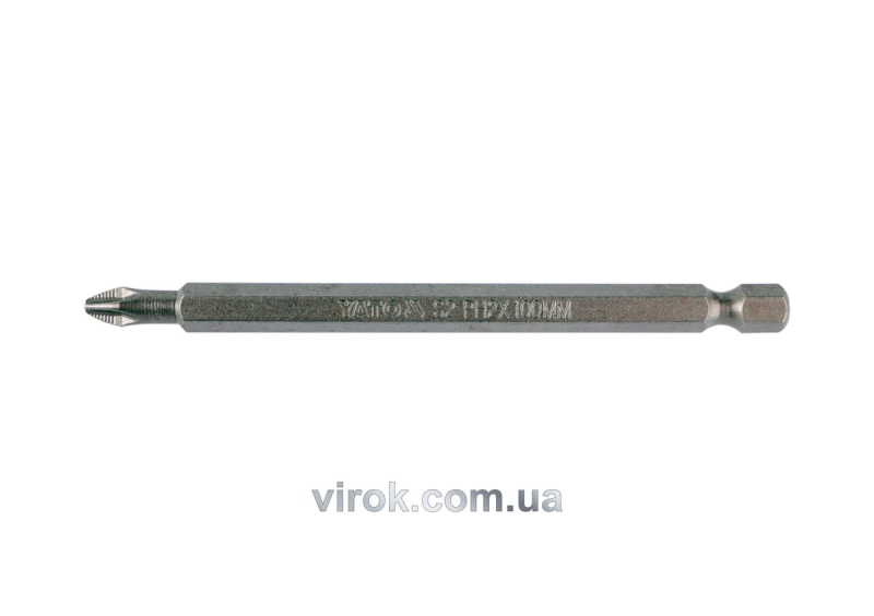 Насадка викруткова YATO : "Philips" РН2 х 100 мм. [25/100]
