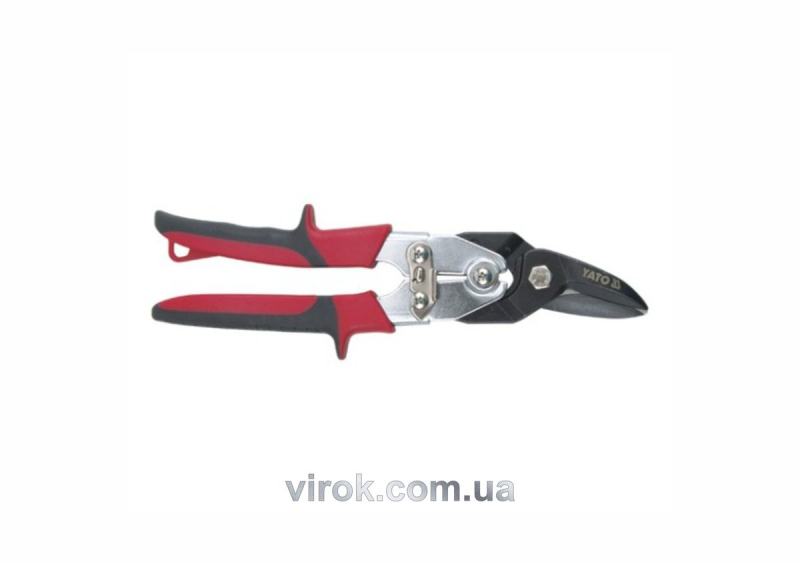 Ножиці по металу YATO "профі" : L= 260 мм, ліві [6/36]