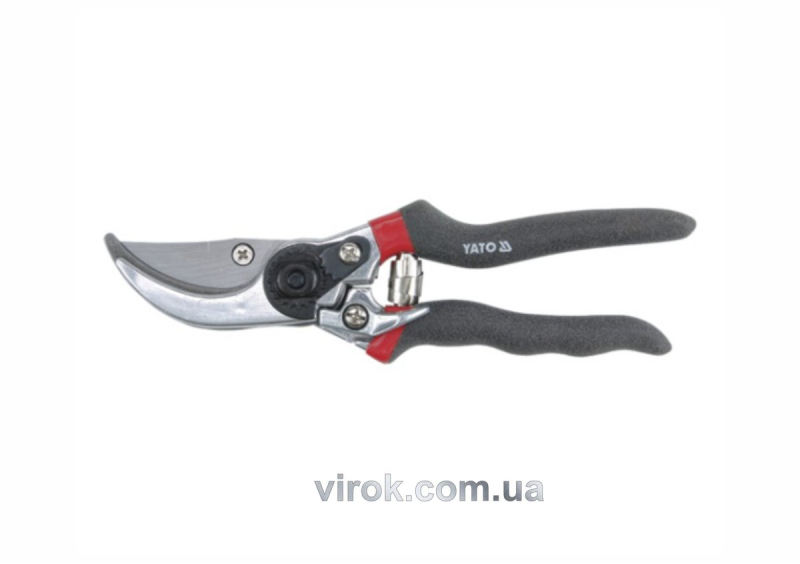 Секатор YATO : Нержавіюча сталь Ø=15 мм, L= 205 мм [12/72]