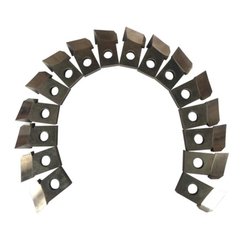 Комплект резцов к зуборезной головке для нарезания конических колес с круговыми зубьями 9 дюймов. Резцы № 7.5, S=1.3 мм Р6М5К5