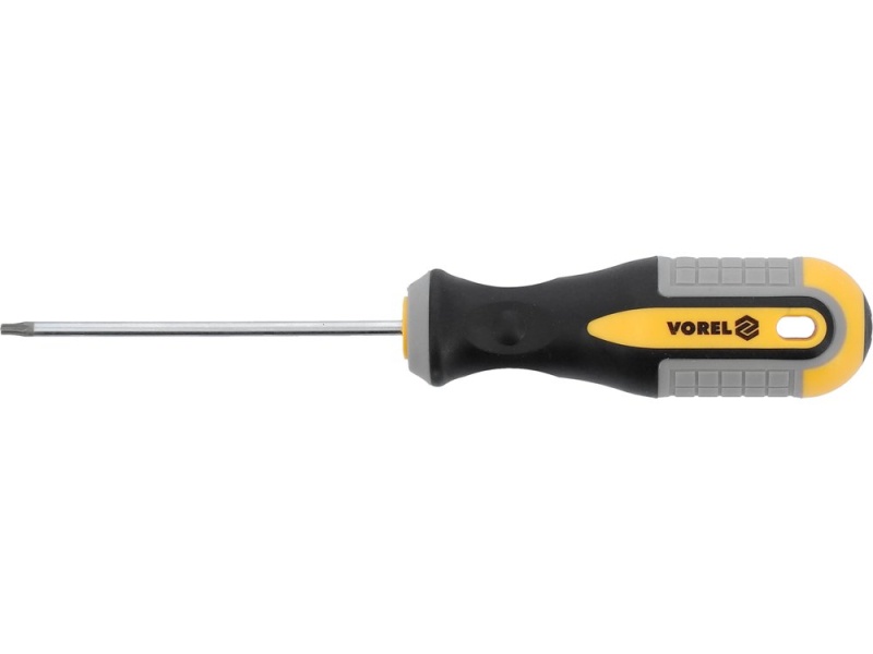 Отвертка звездная VOREL: TORX-Security Т8 х 75 мм. CrV (60883)