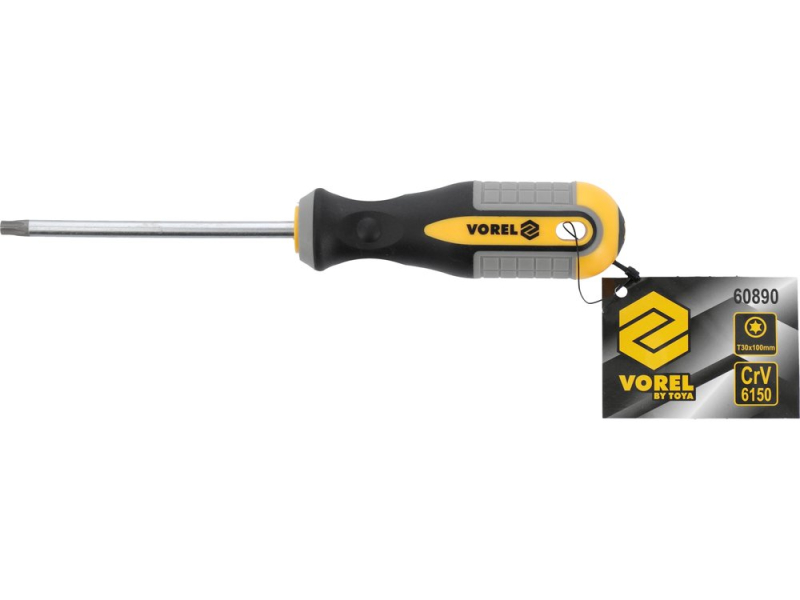Викрутка TORX T30x100 VOREL 60890