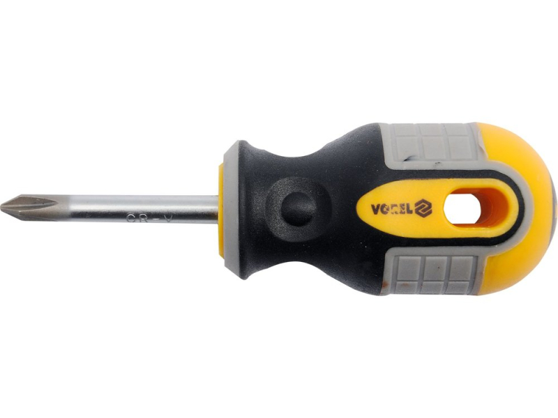 Отвертка крестовая PH2x38 CrV VOREL 60923