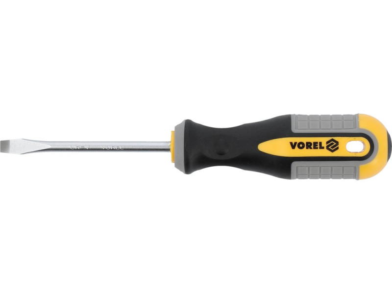 Отвертка шлицевая SL5x75 VOREL 60953, CrV 6150