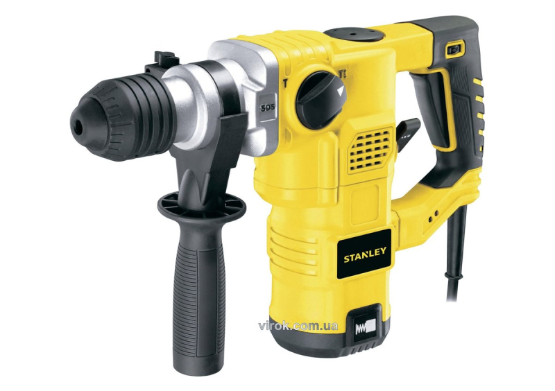 Перфоратор мережевий SDS+ STANLEY : P= 1250 Вт. J= 3,5 Дж. в кейсі