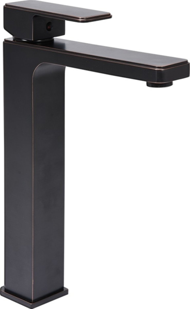 Змішувач води FALA для умивальника, високий "RETRO BLACK 3" з кульовим регулятором [12]