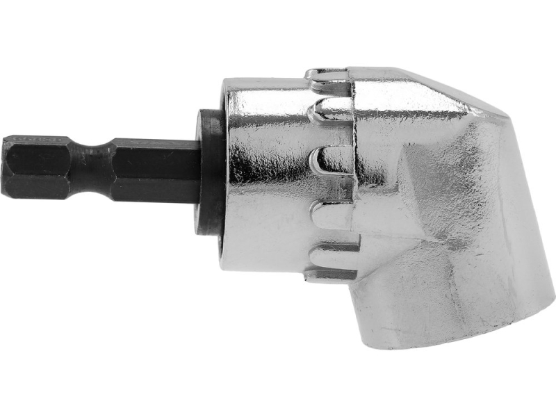 Угловой адаптер для шуруповерта STHOR 65838, 37 мм, 1/4" HEX, реверс