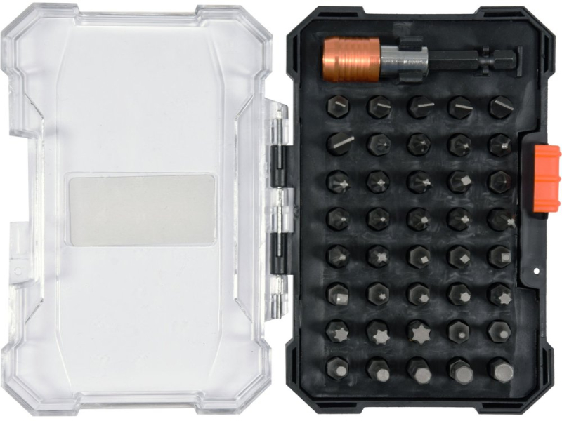 Набір біт STHOR 66301, 6 профілів, 1/4", CrV, 41 шт