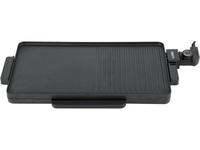 Гриль електромережевий LUND 2400 Вт, 230 V, 630x 295x 55 мм, плита 490х 270 мм (67453)