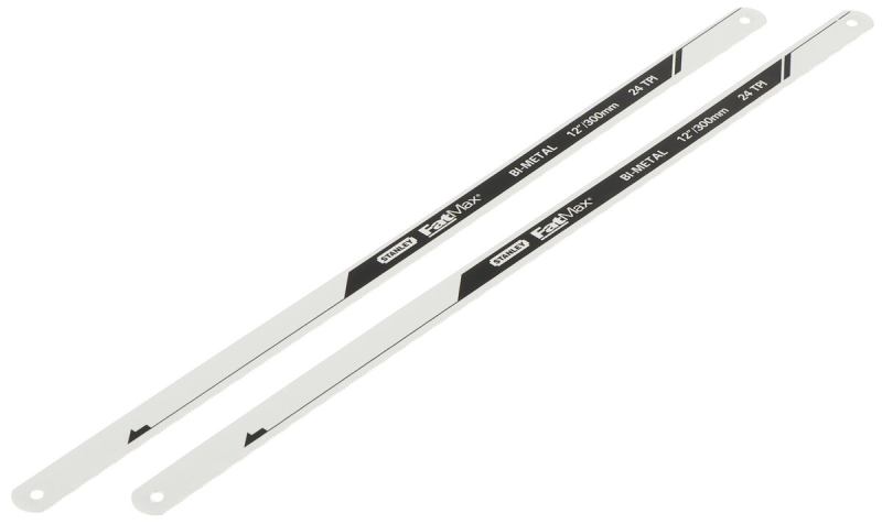 Полотно для ножівки по металу STANLEY "FatMax" : BI-METAL 24 зуб/1" L= 300 мм 2 шт