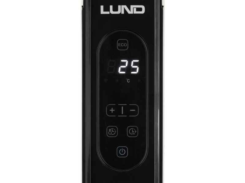 Обігрівач конвекторний зі зволожувачем LUND від ел.мережі- 230В, 2 реж: 1 і 2 кВт, обігр 20-25м² (68632)