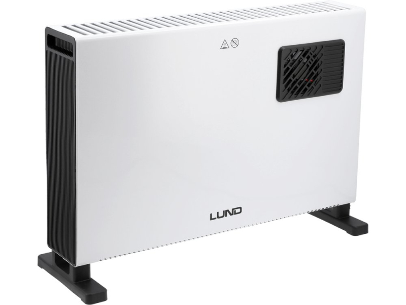 Обогреватель конвекторный LUND от эл.сети - 230 В, 2 регулировочных режима - 1,25 и 2 кВт с вентилятором. (68650)
