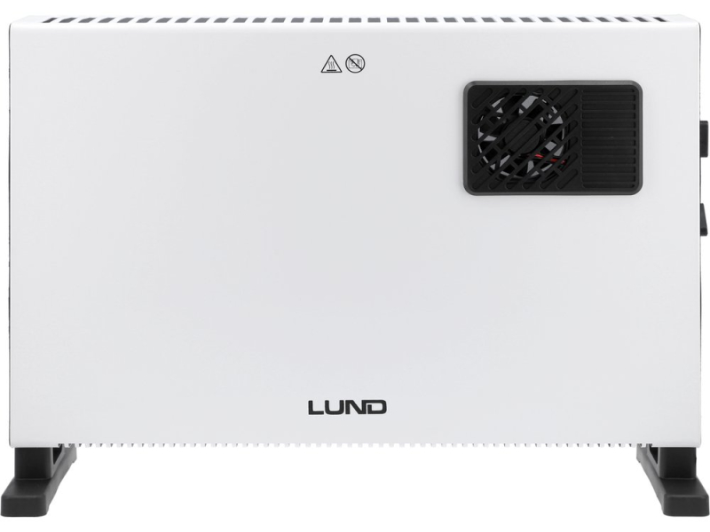 Обогреватель конвекторный LUND от эл.сети - 230 В, 2 регулировочных режима - 1,25 и 2 кВт с вентилятором. (68650)