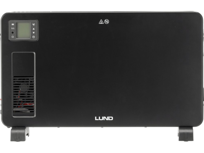 Обігрівач конвекторний LUND від ел.мережі- 230 В, 3 регулюв режими- 1,1,3 і 2,3 кВт з вентилятором (68652)