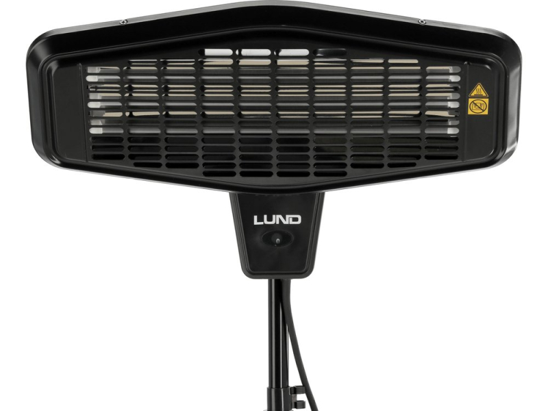 Обогреватель инфракрасный LUND эл.мер- 230В 2,2кВт штаты 180-210 см площадь- 25м², 3 реж: 730, 1460, 2200 Вт (68793)