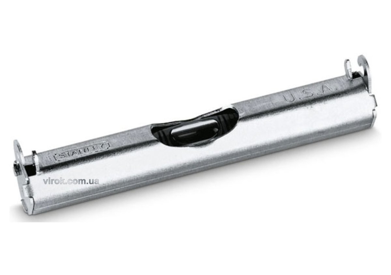 Рівень міні STANLEY : L= 8 см, алюмінієвий, з гачком