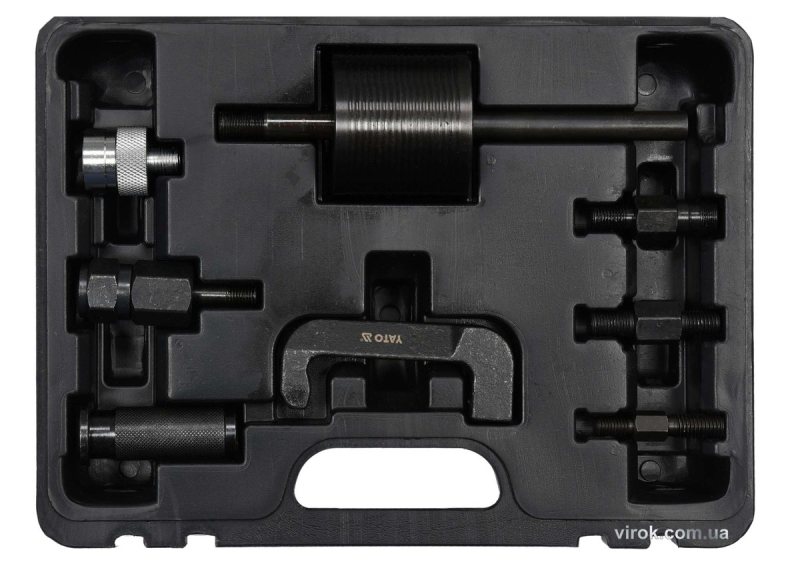 Знімач форсунок в двигунах "MERCEDES" YATO з комплектом вставок, 8 елем. [5]