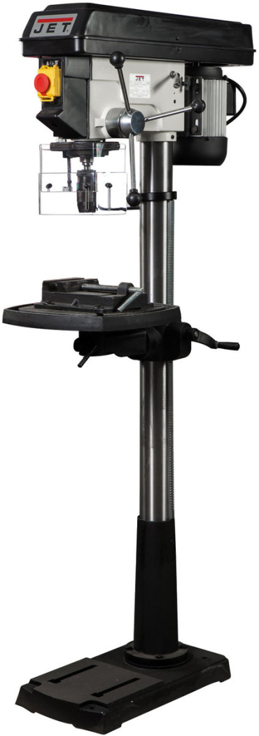 Свердлильний верстат JET JDP-17F : 400В, 1(0.55)кВт. МК-3 Ø≤25 мм. 12 шв. 160 - 3330об.