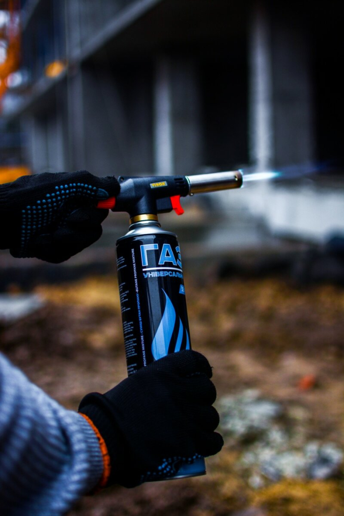 Балон газовий 1-разовий VIROK з різьбою (7/16) 330g/562ml. (EN417)