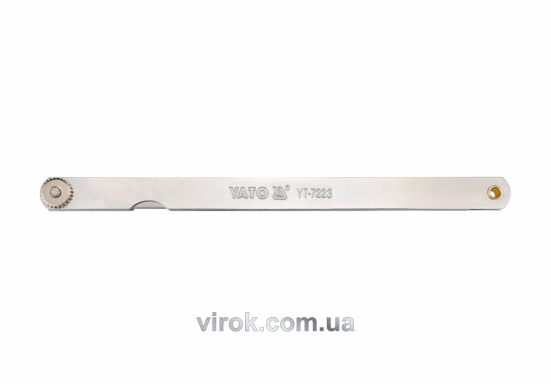 Щупи вимірювальні YATO : 200 x 12.8 мм, 14 пелюстків, h = 0.05 - 0.5 мм [10/100]