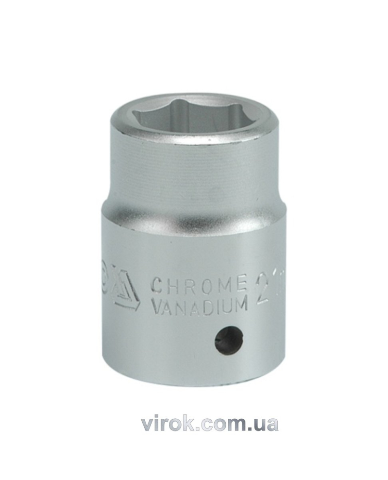 Головка торцева 6-гранна YATO : квадрат 3/4", М= 21 мм, L= 50 мм [12/96]