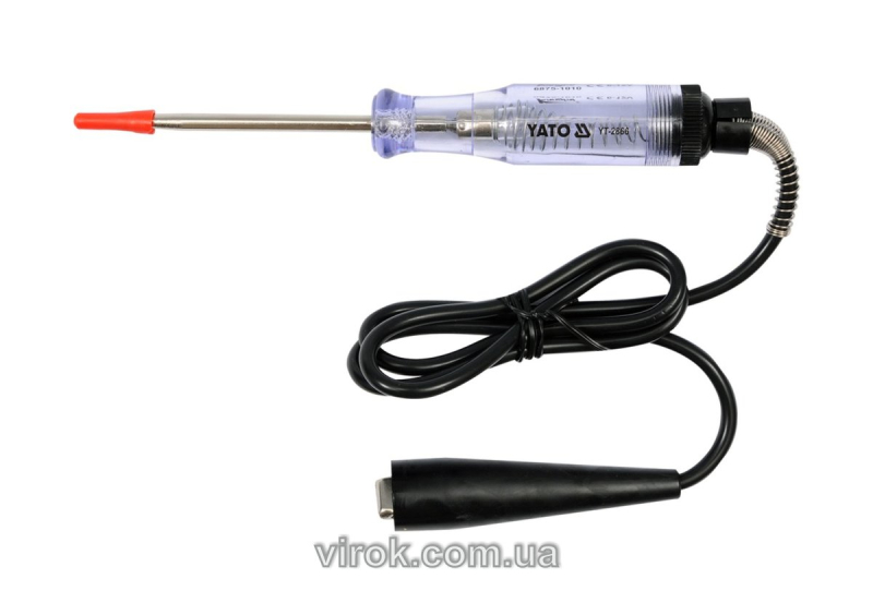 Індикатор напруги YATO контрольний автомобільний 6-12 V [10/100]