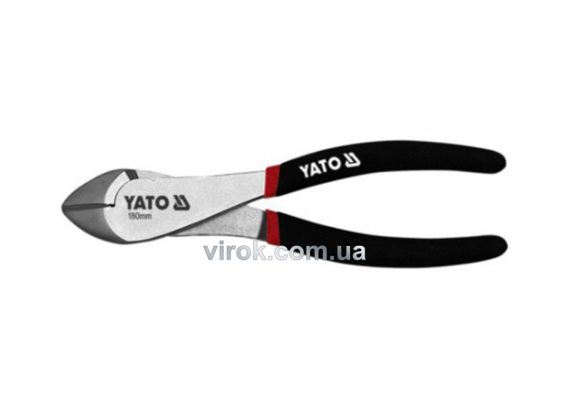 Бокорізи підсилені YATO : L= 180 мм, нікельовані [6/60]